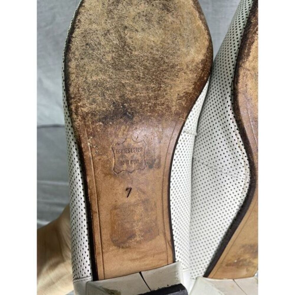 La Linea Hassia Gina white pump sz 9.5‎ - Picture 7 of 10